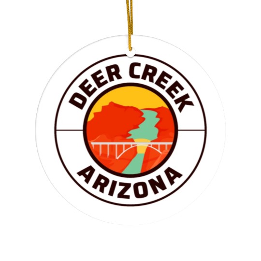 Deer Creek Grand Canyon Arizonna Ceramic Ornaments