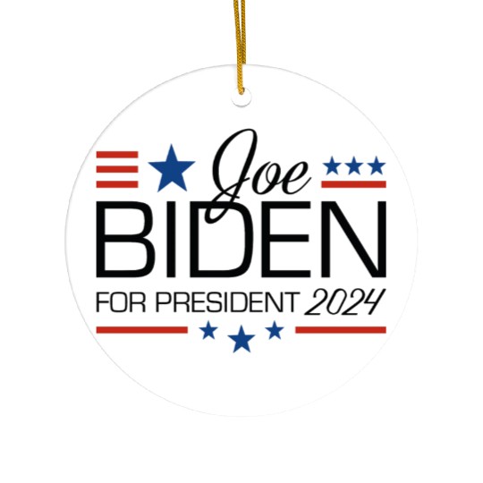 Joe Biden For President 2024 Ceramic Ornaments