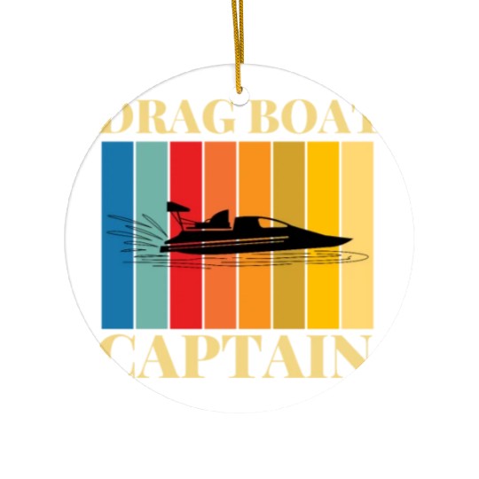 Drag Boat Racing And Speedboat Racing Ceramic Ornaments