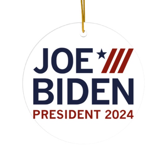 Joe Biden President 2024 Ceramic Ornaments
