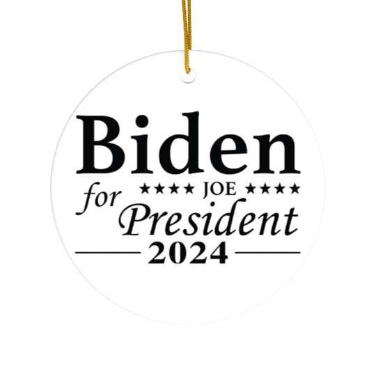 Joe Biden For President 2024 Ceramic Ornaments