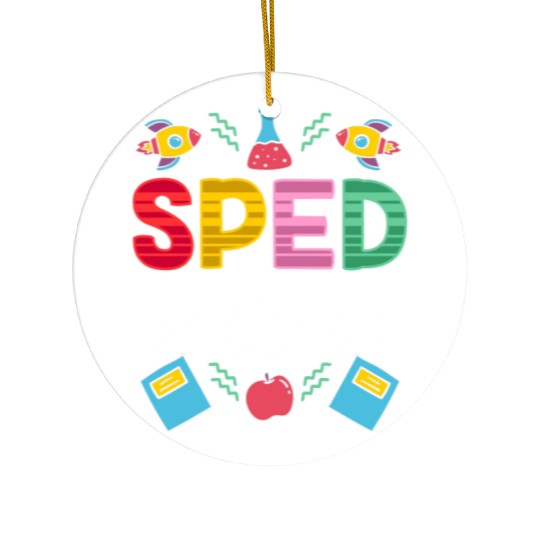 Sped Teacher Awareness Special Education Cute Ceramic Ornaments