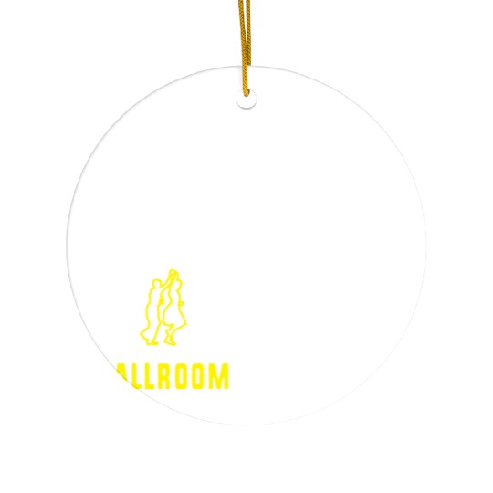 Eat Sleep Ballroom Repeat Ballroom Dance Teacher Ceramic Ornaments