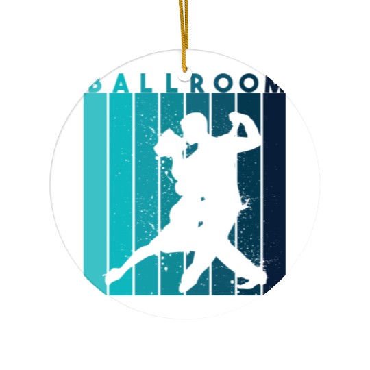 Retro Dance Teacher Dancer Ballroom Ceramic Ornaments