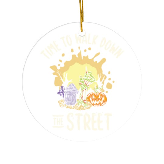 Retro Vintage Halloween Scary Lantern Horror Ceramic Ornaments