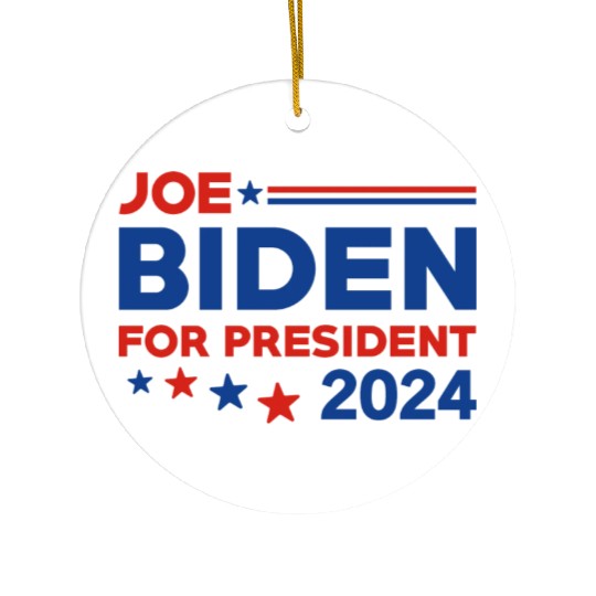 Joe Biden For President 2024 Ceramic Ornaments