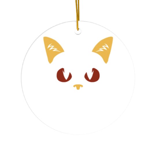 Vampurr Vampire Trick Or Treating Cat Halloween Ceramic Ornaments