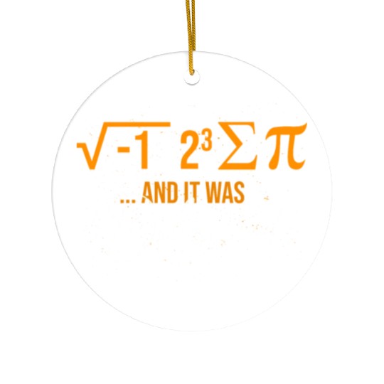 Hilarious Pies Calculations Computation Math Ceramic Ornaments