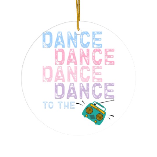 Dance To The Radio Ceramic Ornaments