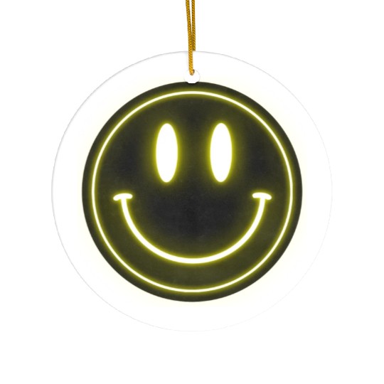 ACID HOUSE SMILE Ceramic Ornaments