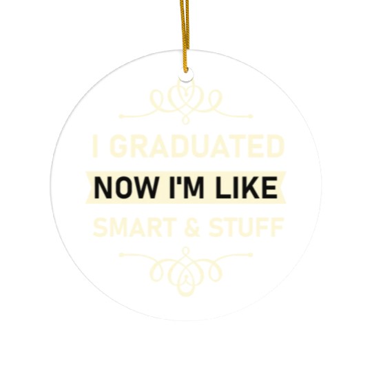 Funny College High School Graduation Gift Senior Ceramic Ornaments