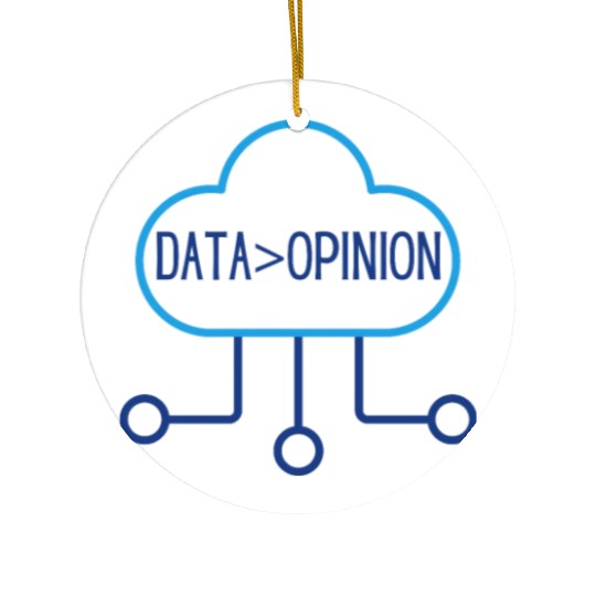 Data Science Opinion Ceramic Ornaments