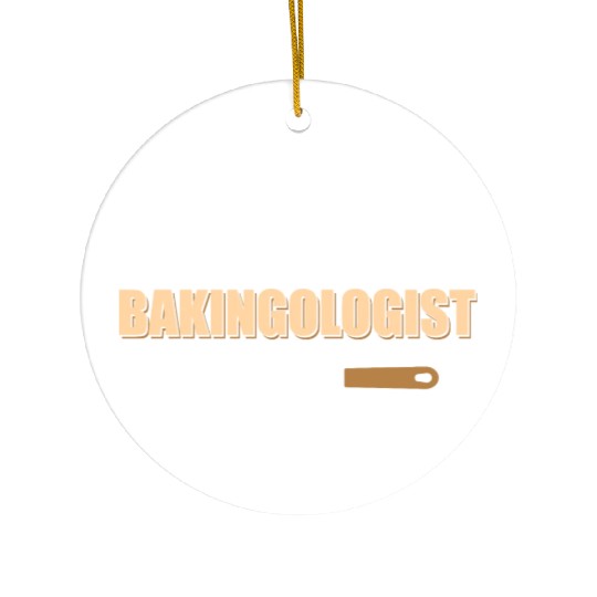 Bakingologist Cookie Pastry Baking Cake Ceramic Ornaments