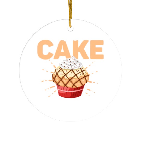 Need Cake Call Me Cookie Pastry Baking Cake Ceramic Ornaments