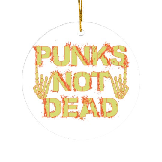 Punk´s not Dead Ceramic Ornaments