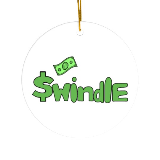 Swindle - Dark Green Color Merchandise Ceramic Ornaments