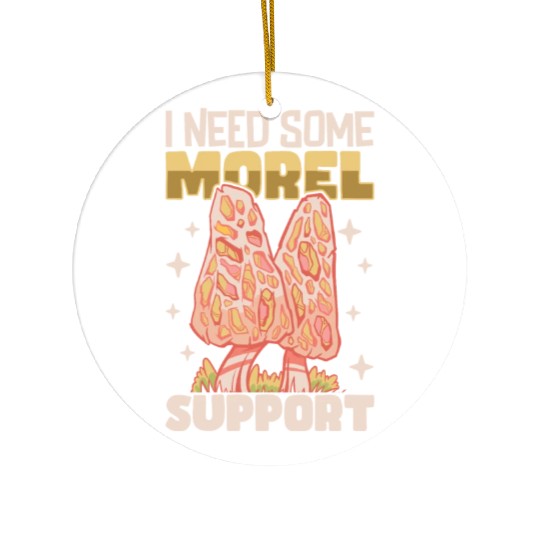 Morels Mushroom Picker Mushroom Farmer Mushroom Ceramic Ornaments