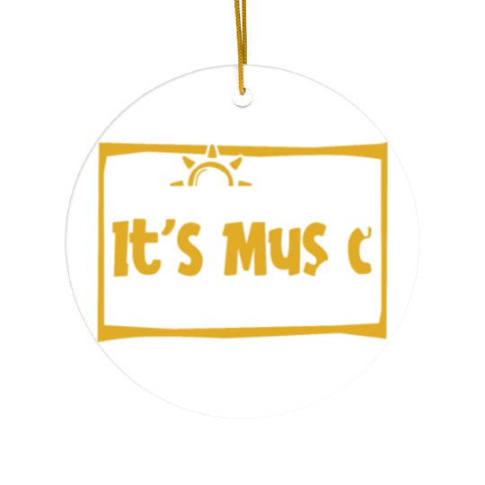 Music Teacher Ceramic Ornaments