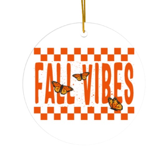 Halloween Theme Fall Vibes Coffee Lover Mug Gift, Ceramic Ornaments