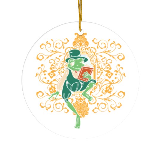 Classy Royalty Prince Toad Frog Amphibian Ceramic Ornaments