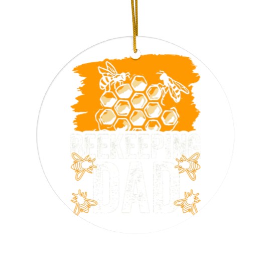 Beekeeping Dad Bee Honeybee Beekeeper Hobby Ceramic Ornaments