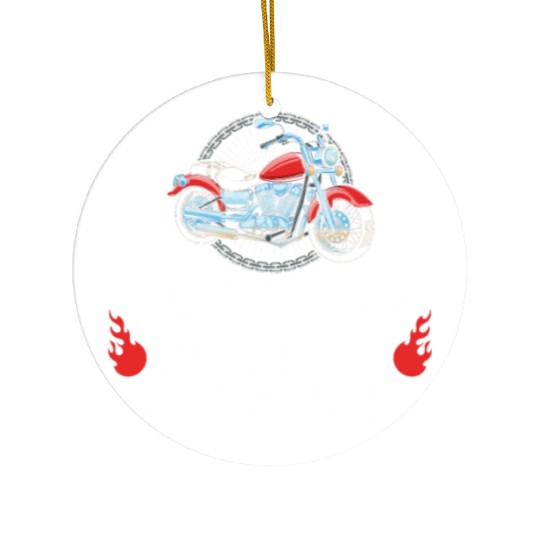 I Don't Snore I Dream I'm A Motorcycle Ceramic Ornaments