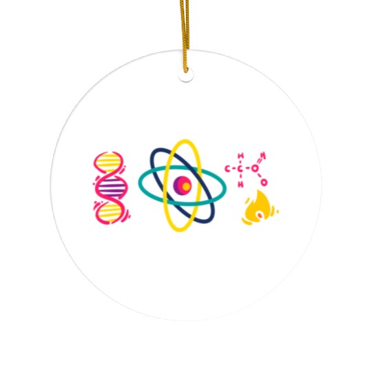 Science Girl Chemistry Biology Student Teacher Ceramic Ornaments