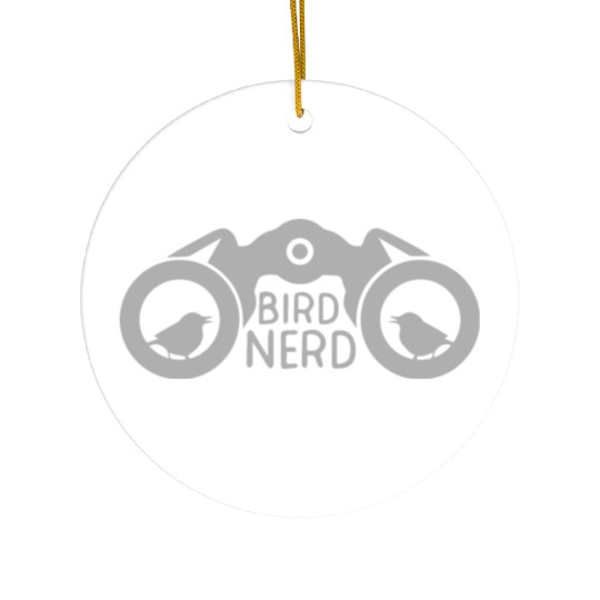 Bird Nerd Ceramic Ornaments