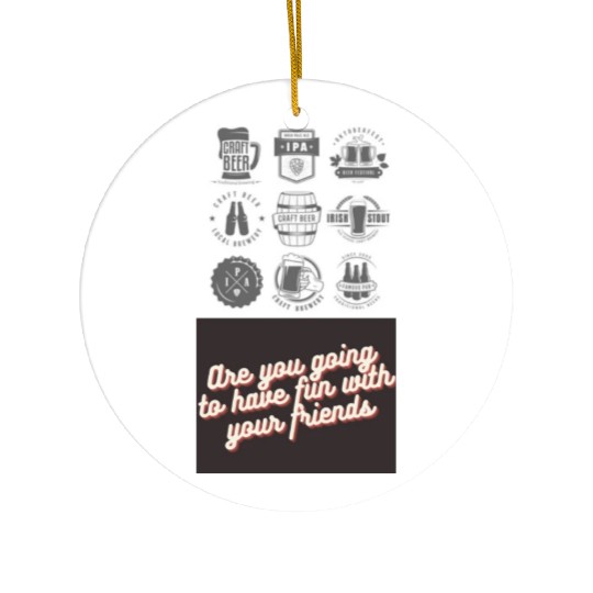 chill Rum with your friends Ceramic Ornaments