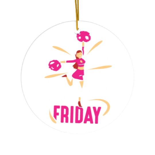 Finally Friday Humor Weekend Sarcastic Ceramic Ornaments