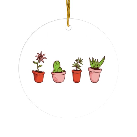 Plant Daddy Gardening Gardener Dad Cool Fathers Ceramic Ornaments