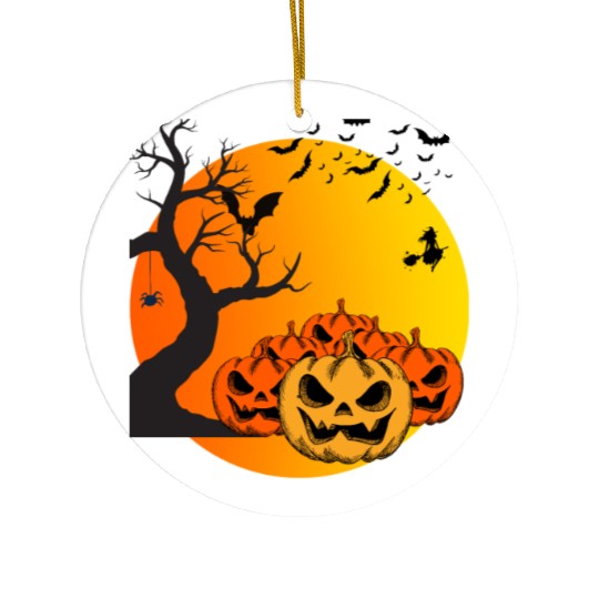 Halloween Night Ceramic Ornaments