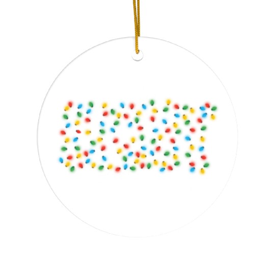 Be The Light Mathew Christmas Lights Teacher Ceramic Ornaments