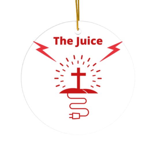 The Juice (Christian/Catholic) Ceramic Ornaments