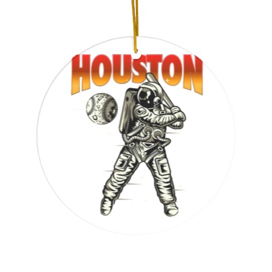 Houston Space City Astronaut Ceramic Ornaments