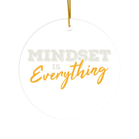 Growth Mindset Entrepreneur Teacher Fitness Ceramic Ornaments