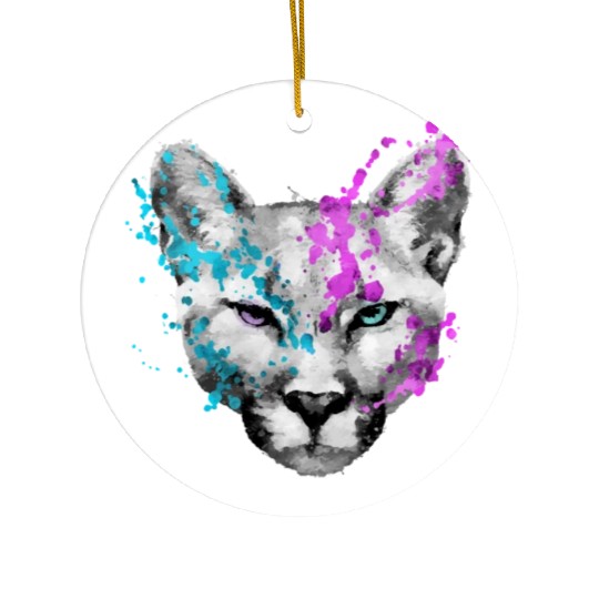 Dramabite mountain lion Ceramic Ornaments