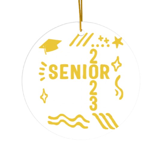 Graduation Ceramic Ornaments, Senior Class Of 2023 Gift End