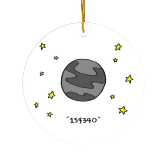Pluto is a Planet Minor Planet Number 134340 Ceramic Ornaments