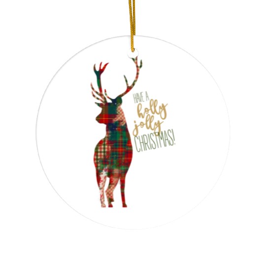 Holly Jolly Christmas! Ceramic Ornaments