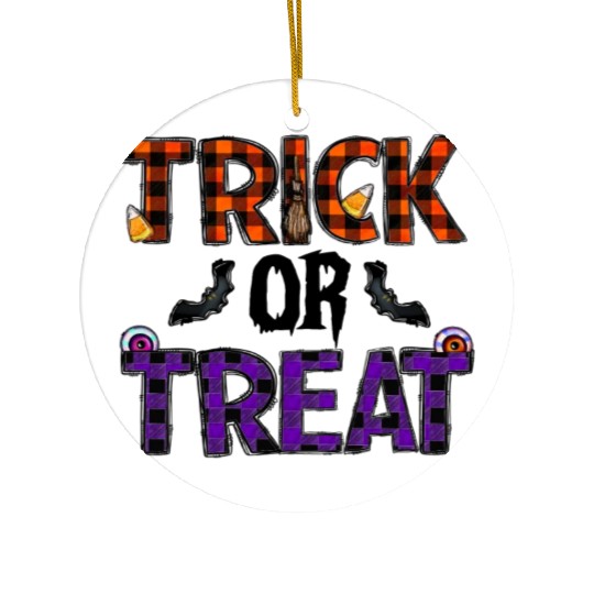 Trick Or Treat Ceramic Ornaments