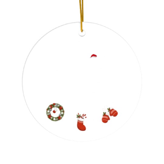 Winter dreamcatcher Christmas Curling Ceramic Ornaments
