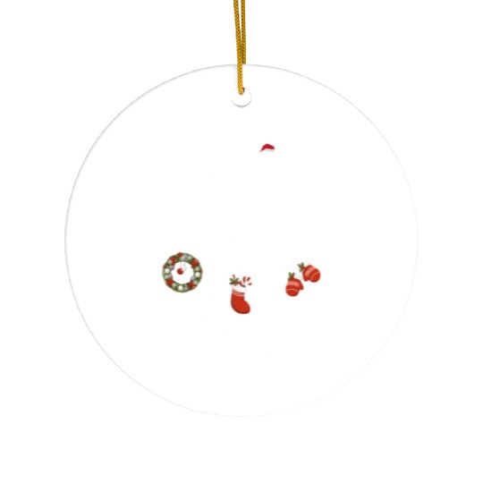 Winter dreamcatcher Christmas Curling Ceramic Ornaments