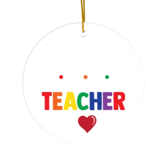 Be Nice To The Sped Teacher Special Education Cute Ceramic Ornaments