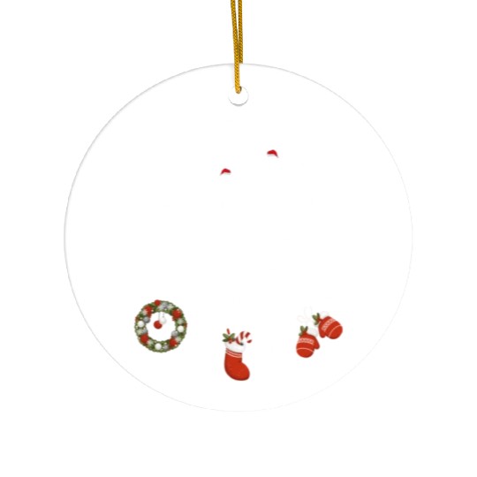Winter dreamcatcher Christmas Fencing Ceramic Ornaments
