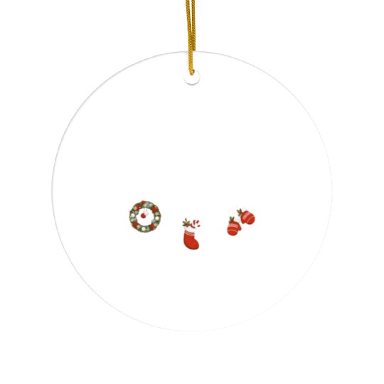 Winter dreamcatcher Christmas Tennis Ceramic Ornaments
