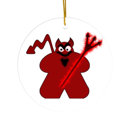 Devil Meeple Ceramic Ornaments