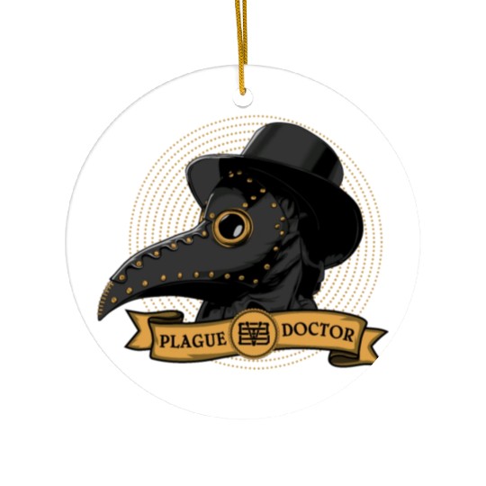 Plague Doctor Ceramic Ornaments