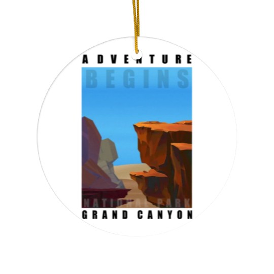 Adventure Grand Canyon cool design Ceramic Ornaments