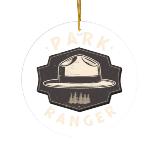 Park Ranger National Park Forester Ceramic Ornaments